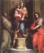 Andrea del Sarto Madonna of the Harpies oil on canvas